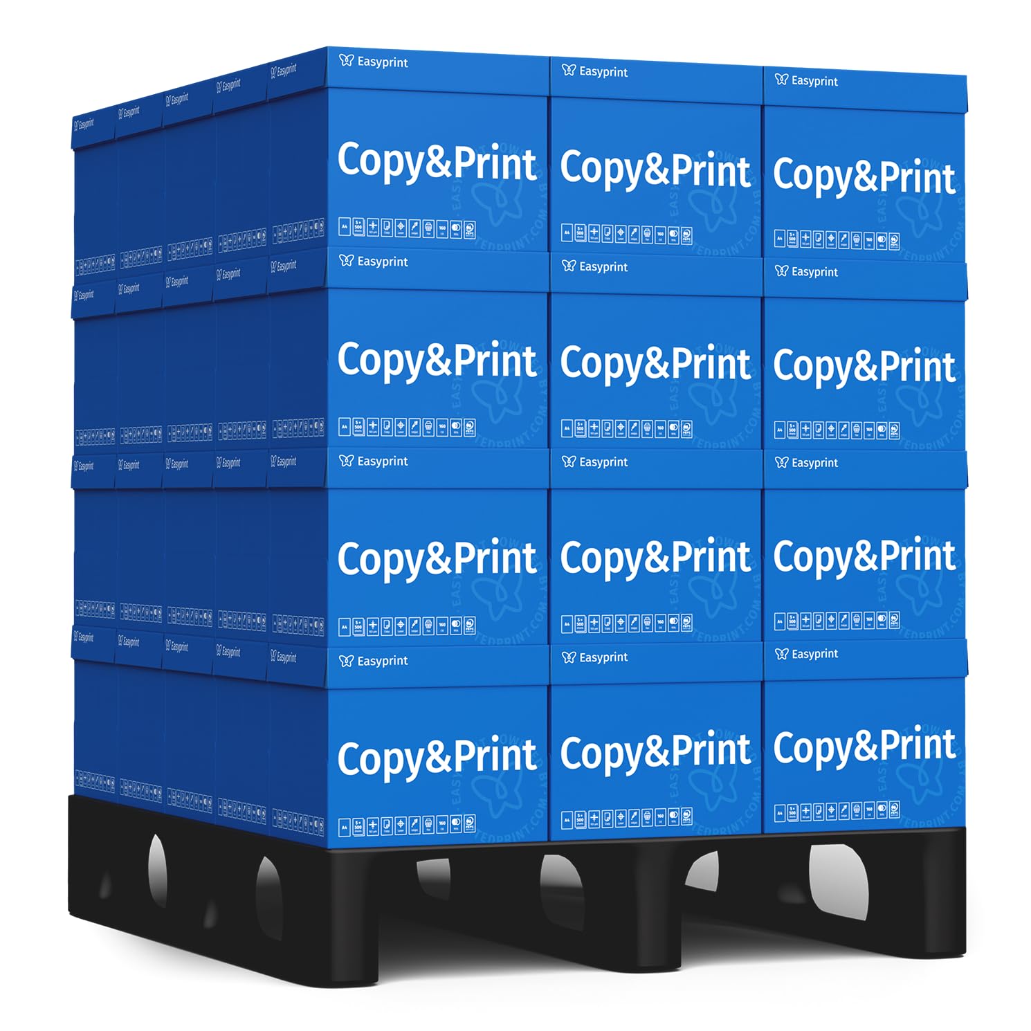 Easyprint Druckerpapier Kopierpapier 150000 Blatt 60 x 2500 A4 Premium Hochweiß CIE 160 PEFC zertifiziert