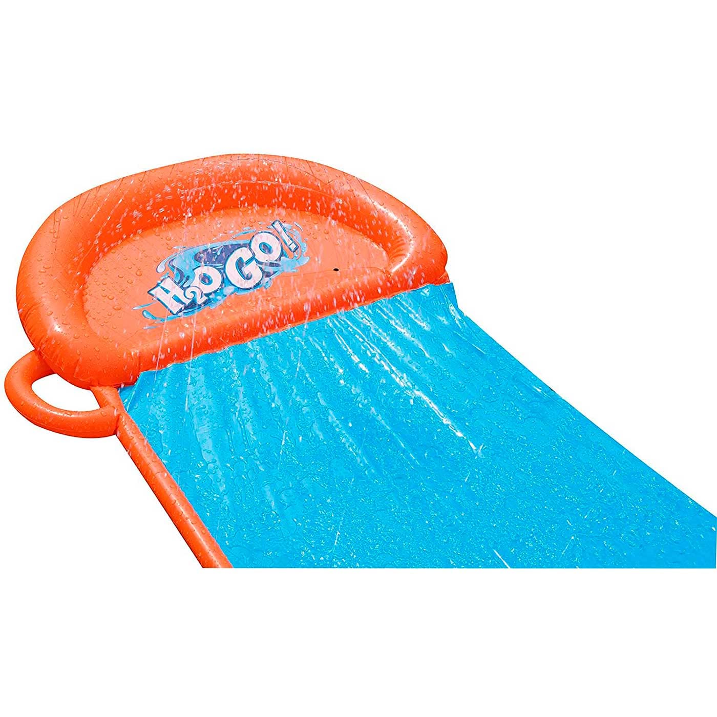 Acan Tradineur - Pista Deslizante Hinchable Individual con rociadores de Agua, tobogán resbaladizo de PVC para Carreras, jardín, Aire Libre, 488 cm