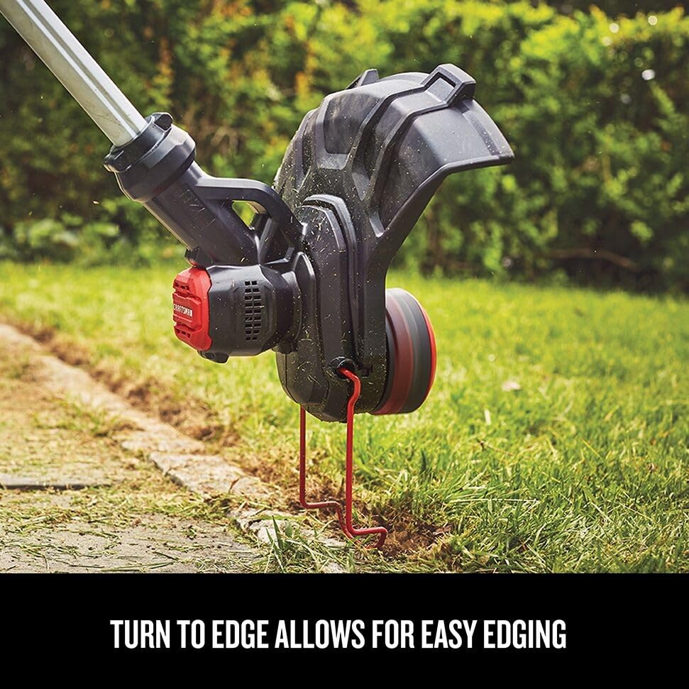 Image of CRAFTSMAN V20 Weed Wacker Cordless String Trimmer and Edger, Weed Eater Includes 2.0 Ah Battery and Charger, Lightweight, Extended Runtime, 2 Speed (CMCST900D1)