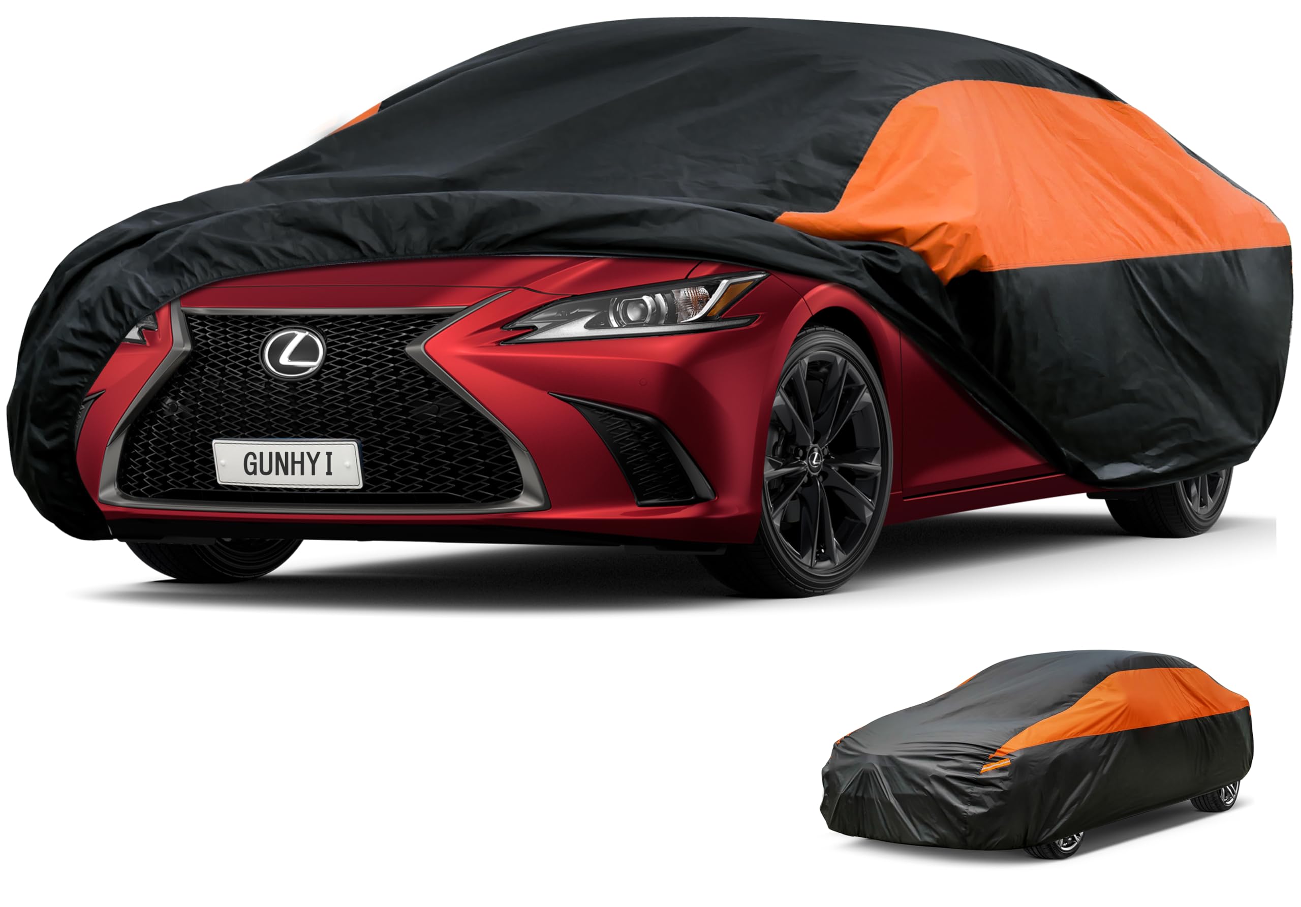 GUNHYI Waterproof Sedan Full Car Cover Custom Fit Lexus ES(1991-2012)