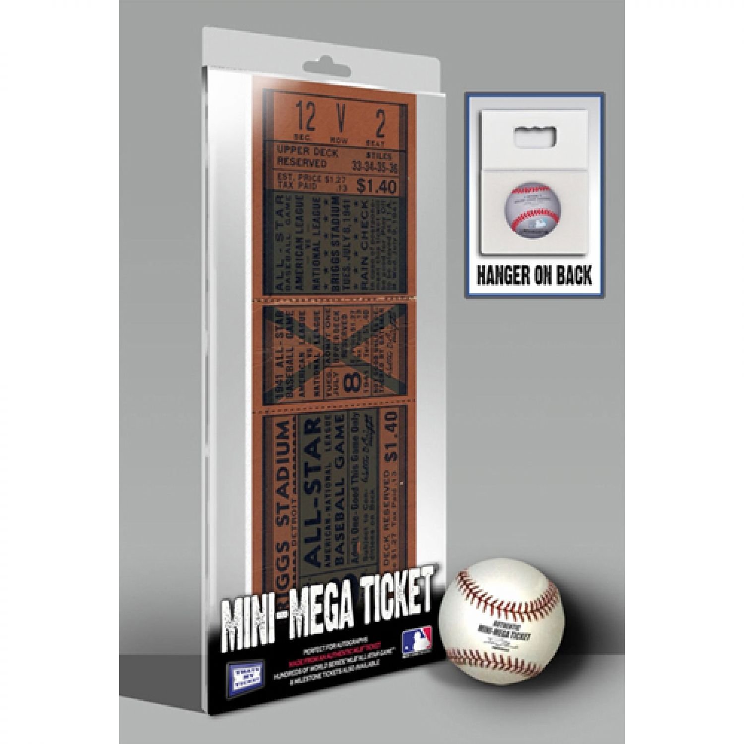 MLB Detroit Tigers 1941 All-Star Game Mini-Mega Ticket