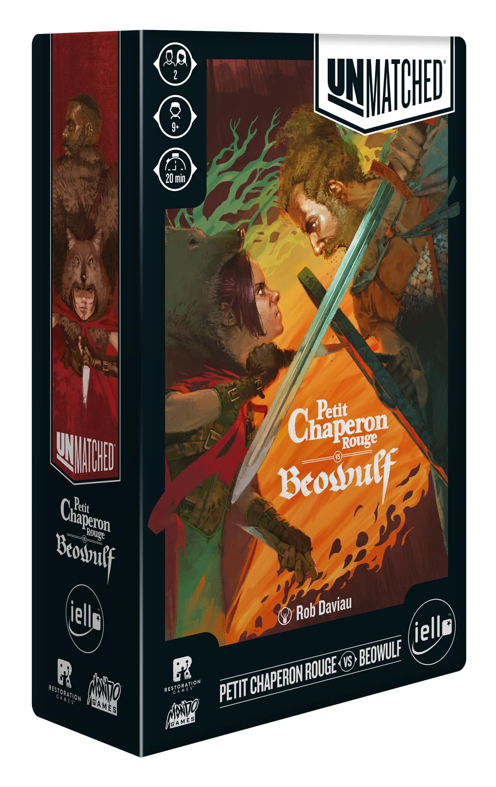 Iello Unmatched Game - Little Red Riding Hood vs Beowulf