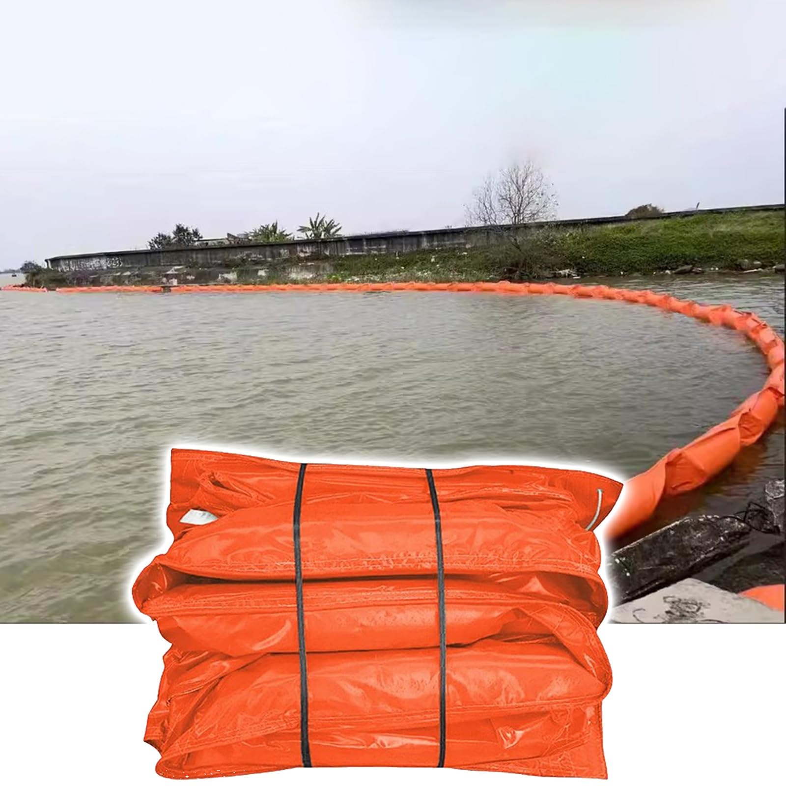 Amazon.co.jp: 油流出封じ込めバリア ドック/川/海洋のための再利用 