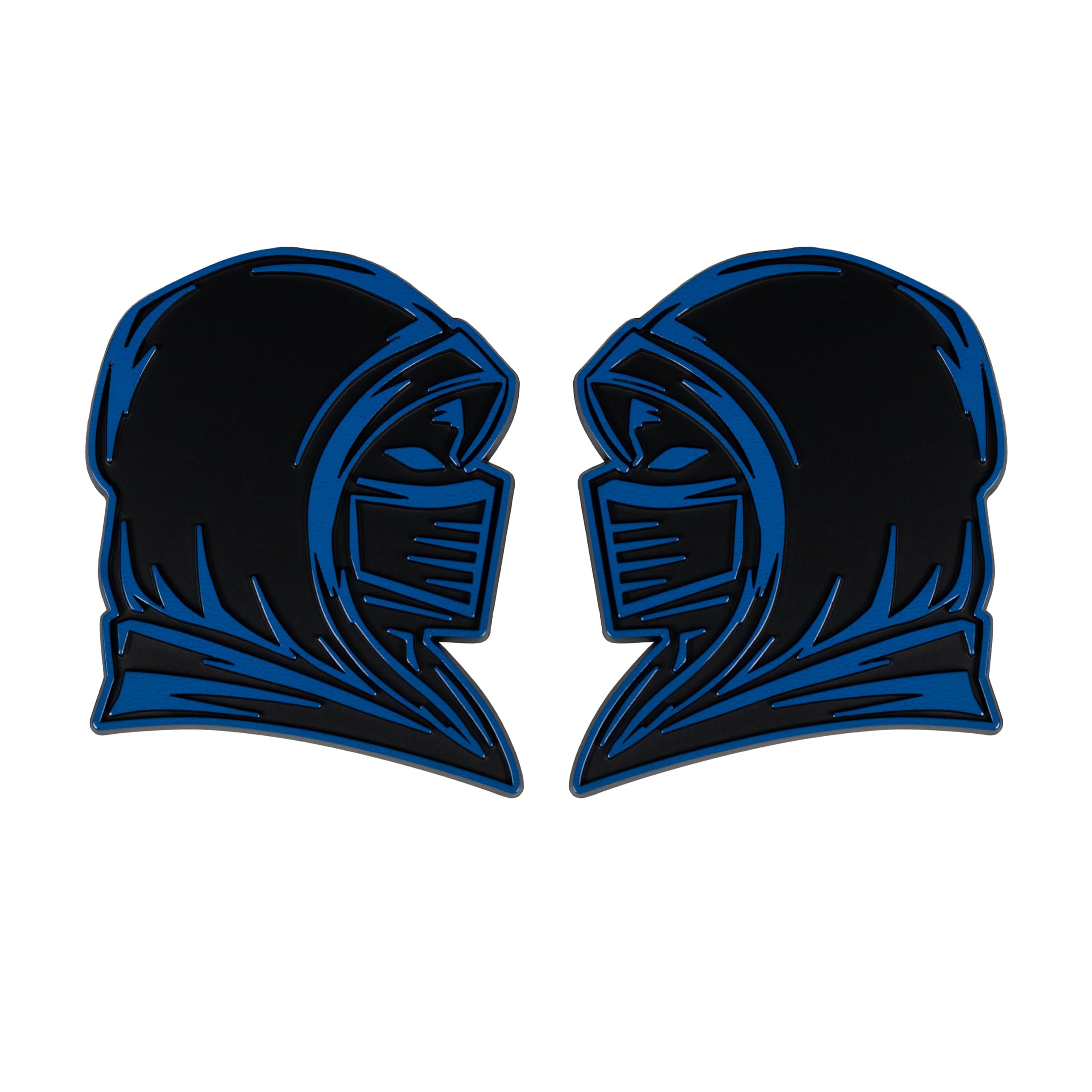 Ninja Emblem, Custom 3D Car Badge – Universal Exterior Accessories for Car, Truck, SUV, Motorcycle (Set of 2) (Blue)