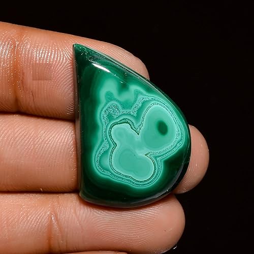 Miniatura 30 de Natural Blue Opal Gemstone- Healing Crystals for DIY Jewelry Making -Loose Natural Cabochon -Perfect for Crafting Unique Jewelry Designs