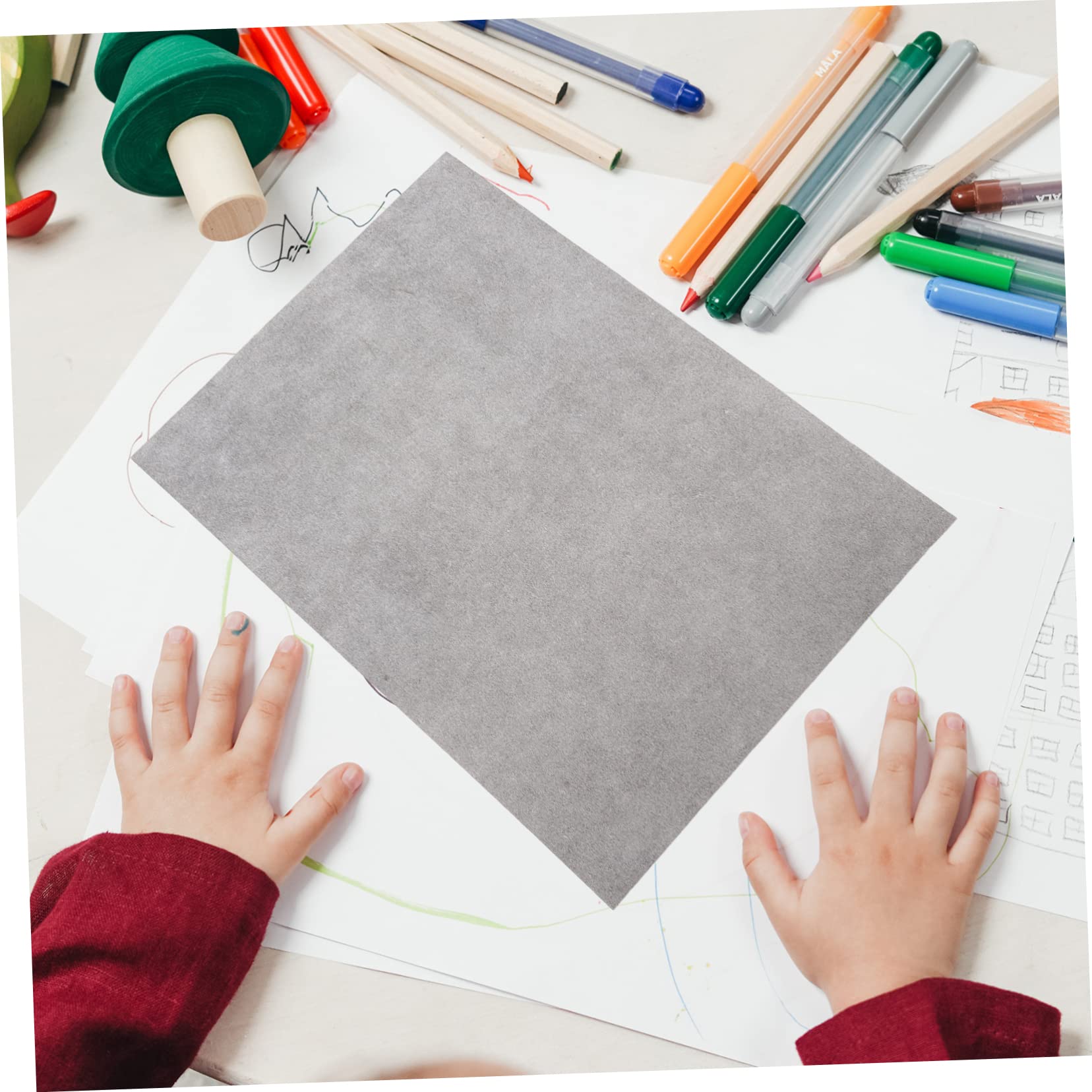 ARTIBETTER 4 Ensembles Papier De Transfert Graphite Noir Papier De Copie Carbon Pour Tracé Dessins Sur Durable Et Facile À Utiliser 100 Feuilles*4