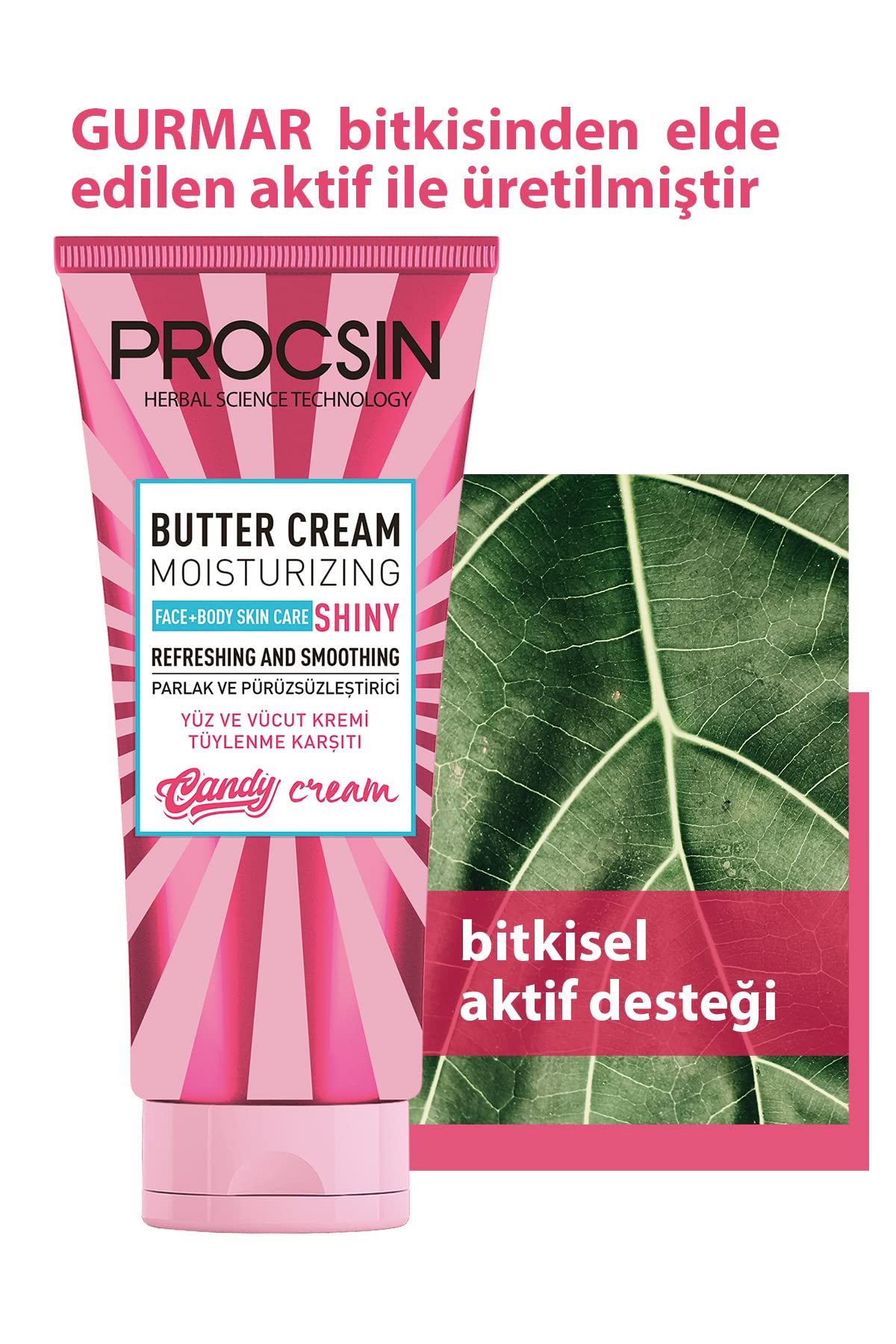Procsin Butter Cilt Kremi, Tüy Azaltıcı, Pürüzsüzlük Efekti, Günlük Nemlendirici, 175 ML
