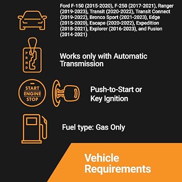 Start-X Remote Start Kit for Ford F-150/250/350, Expedition & Other Models