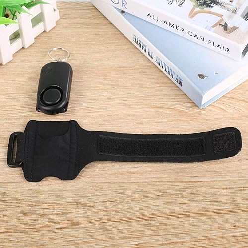 CHICIRIS 120dB Personal Security Alarm Armband with LED Flashlight Women's Girls' Safety Device Night Workers Elderly