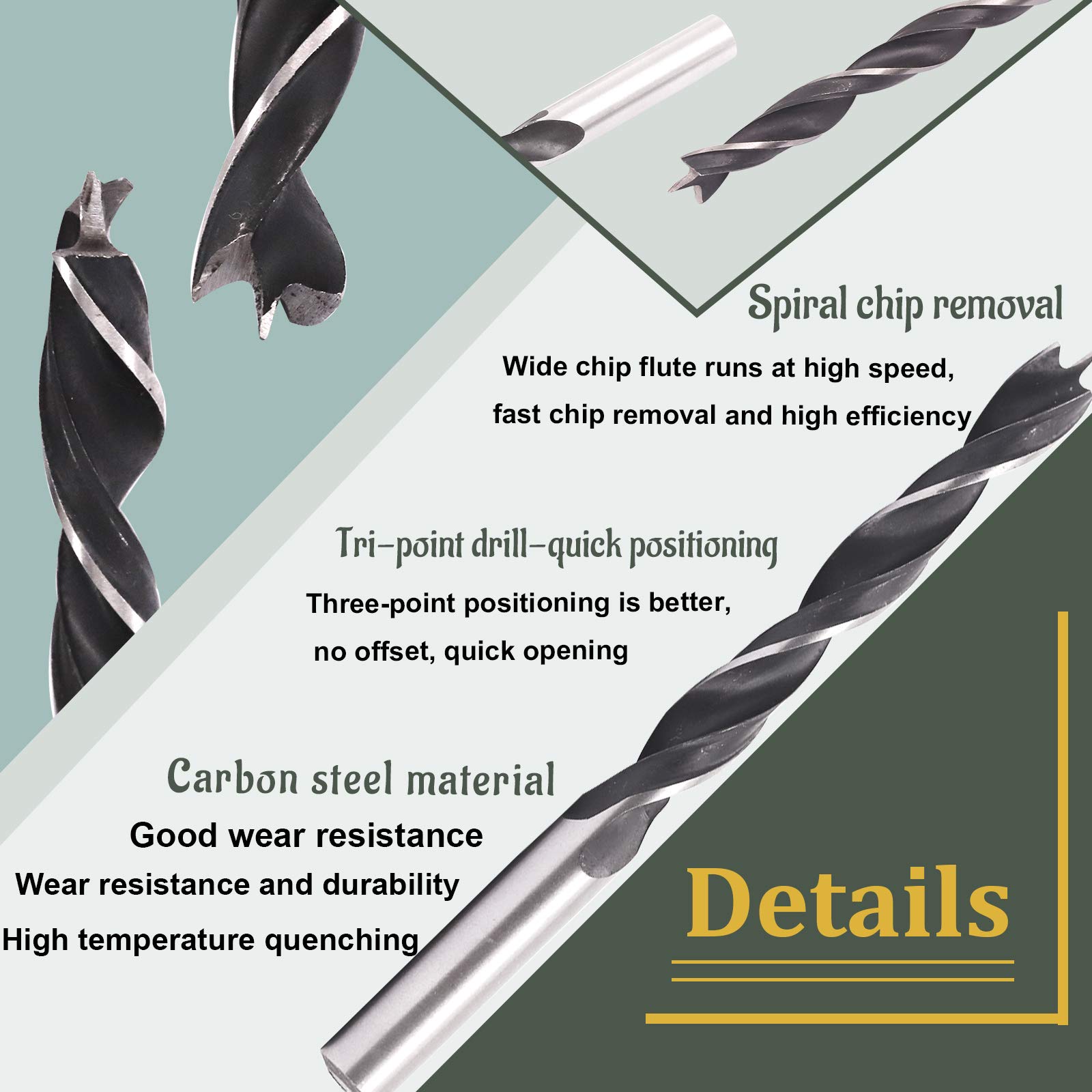 Amazon | Swpeet 23個 3mm -16mm (約1/8インチ、3/16インチ、1/4インチ