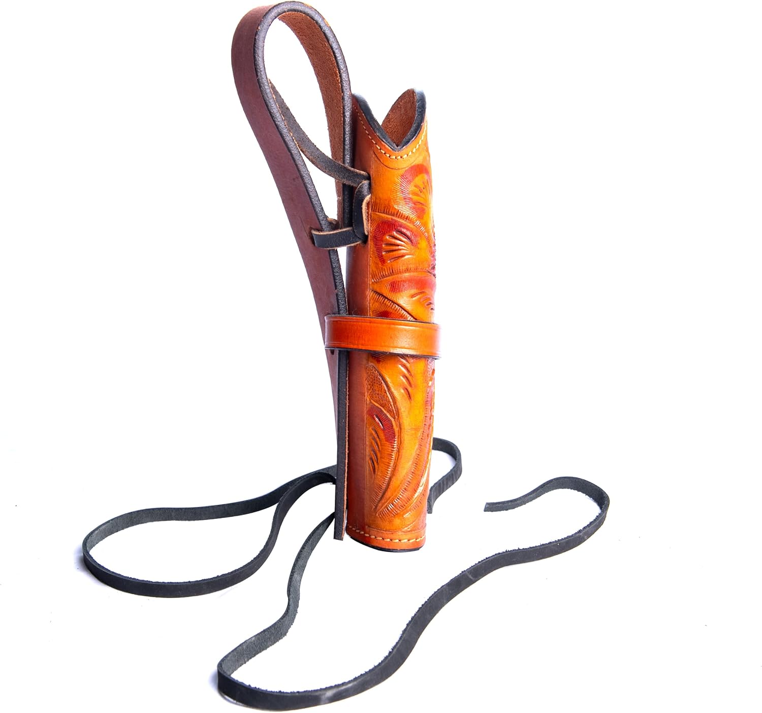 Hulara Leather Western Gun Holster Heritage Rough Rider .Colt SAA Wrangler Single Six Vaquero Uberti Cattleman Cowboy Holsters for 4.75" and 5.5" Barrel Revolvers