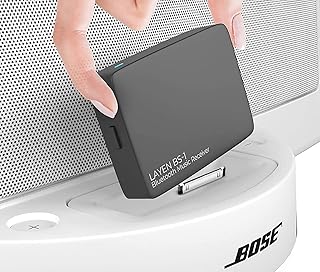 LAYEN BS-1 30 Pin Bluetooth Adapter Receiver - Audio Dongle for Bose SoundDock - Plus More - (Not Suitable for Cars)