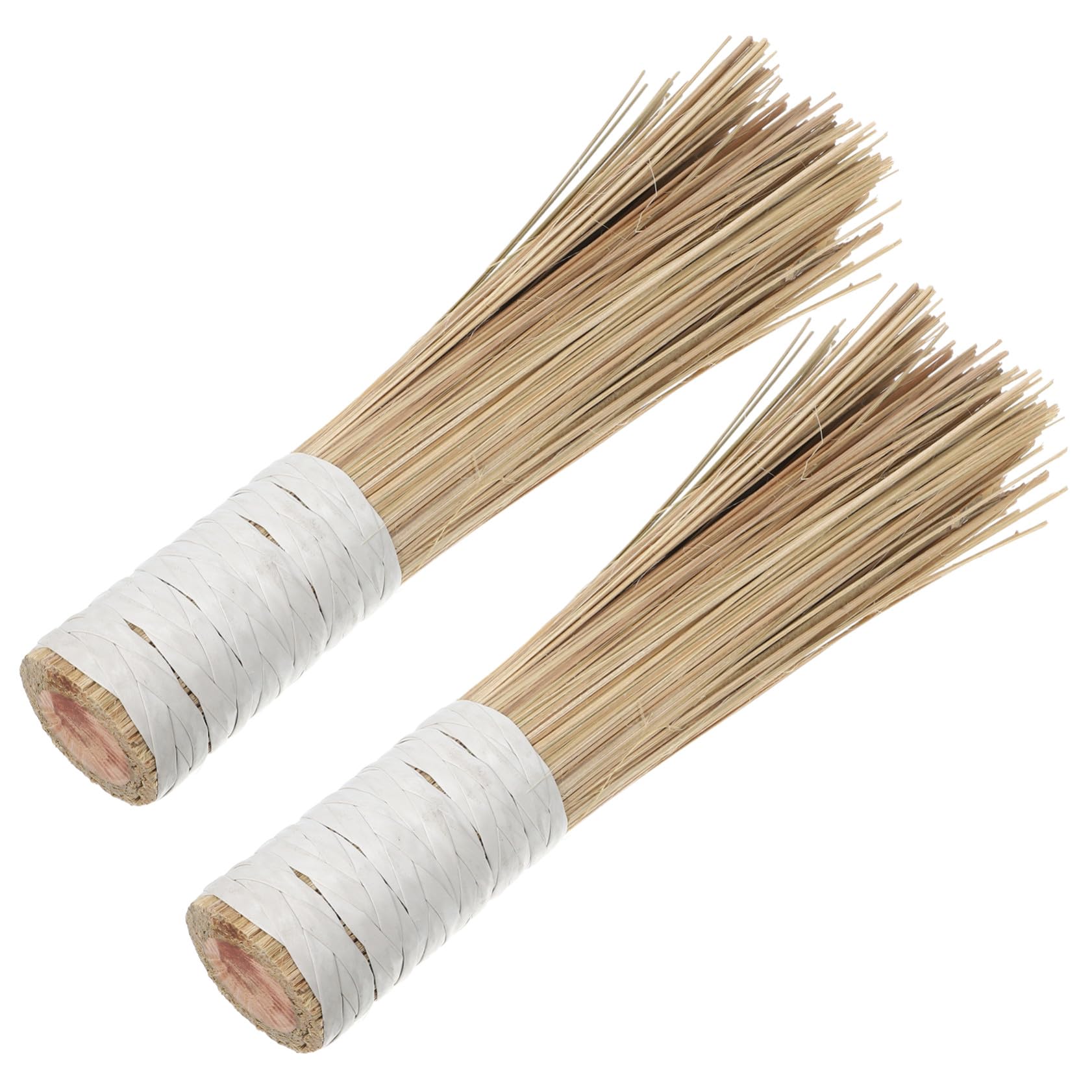 Brosse de cuisine en bois pour grand wok, nettoyage de casseroles et poêles, lot écologique