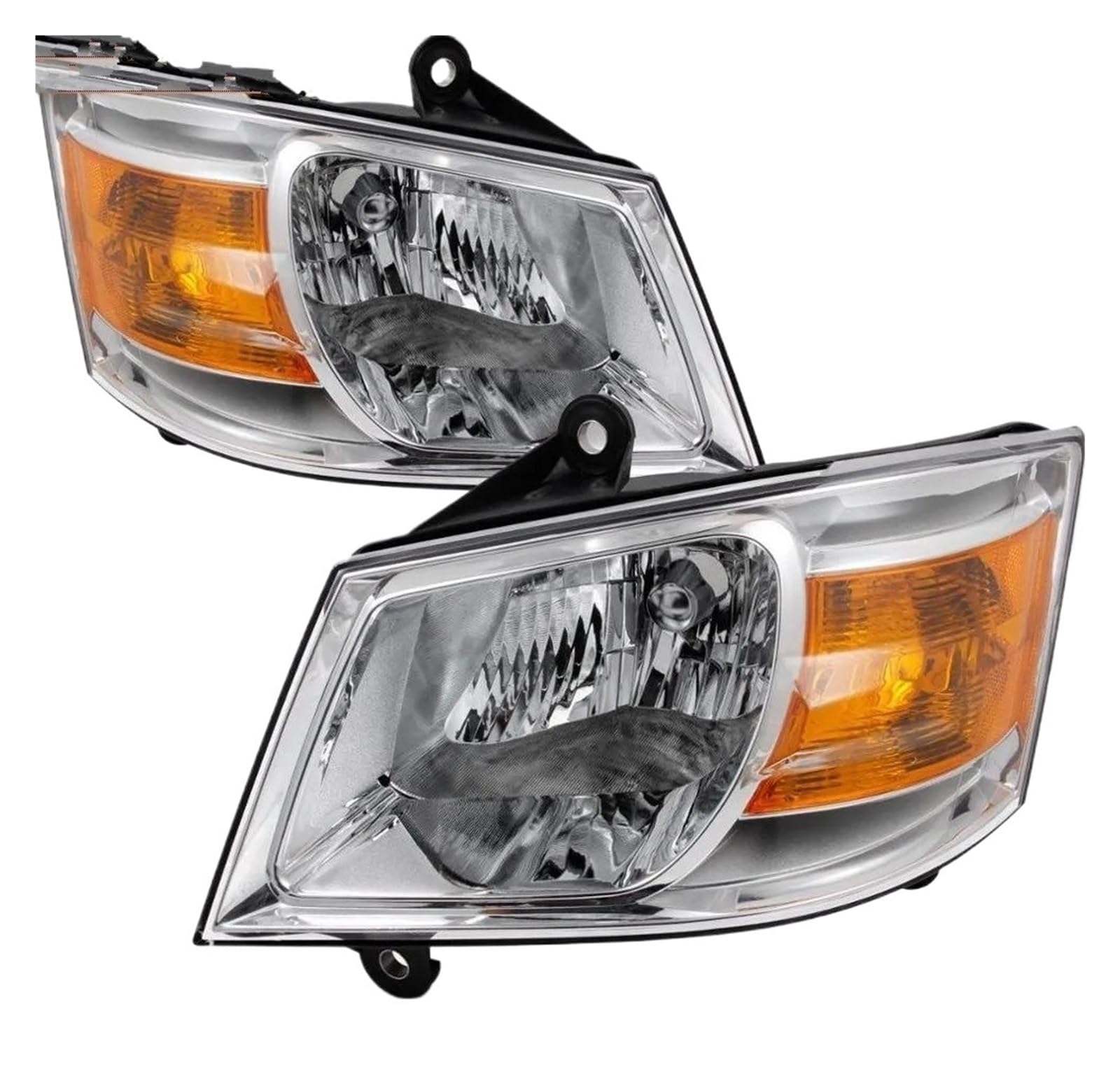 Faro Intermitentes Faros Para Dodge Para Grand Para Caravan 2008 2009 2010 2011 2012 Conjunto De Faros Carcasa Compatible Reflector Ámbar Lente Transparente