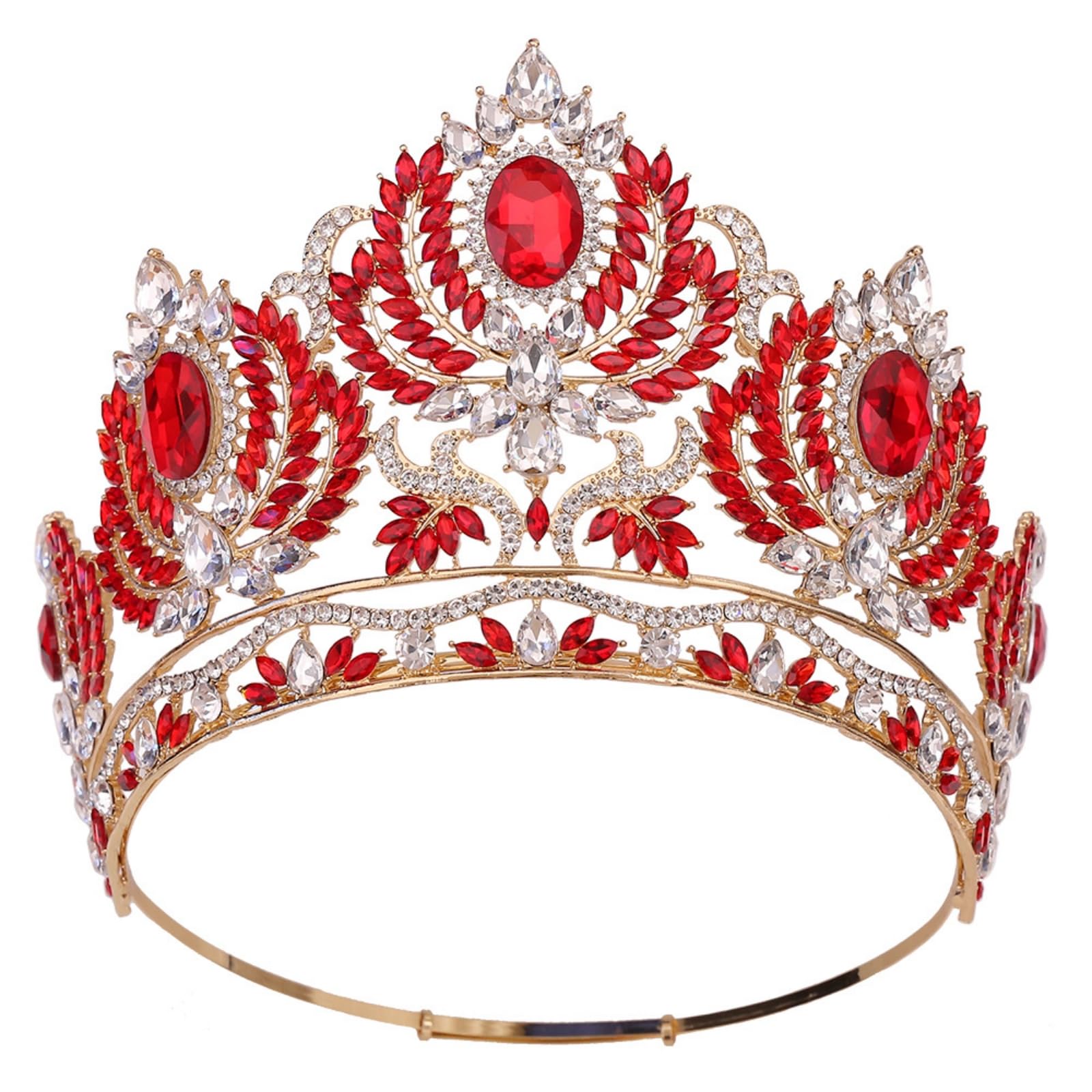 Tiara da Sposa con Tiara Dorata Accessorio per Spose, style to 8