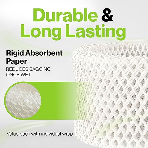 Miniatura 10 de Durabasics Paquete de 4 filtros humidificadores de alta calidad compatibles con el filtro humidificador Honeywell HAC-504, HAC-504AW y Honeywell