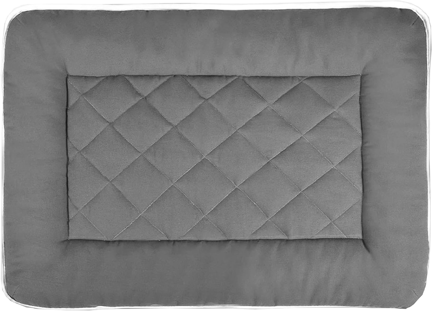 FURRY CASTLE Water Repellent Cotton Dog Mat | Reversible, Washable, Anti-Slip - Grey (Size - XS)