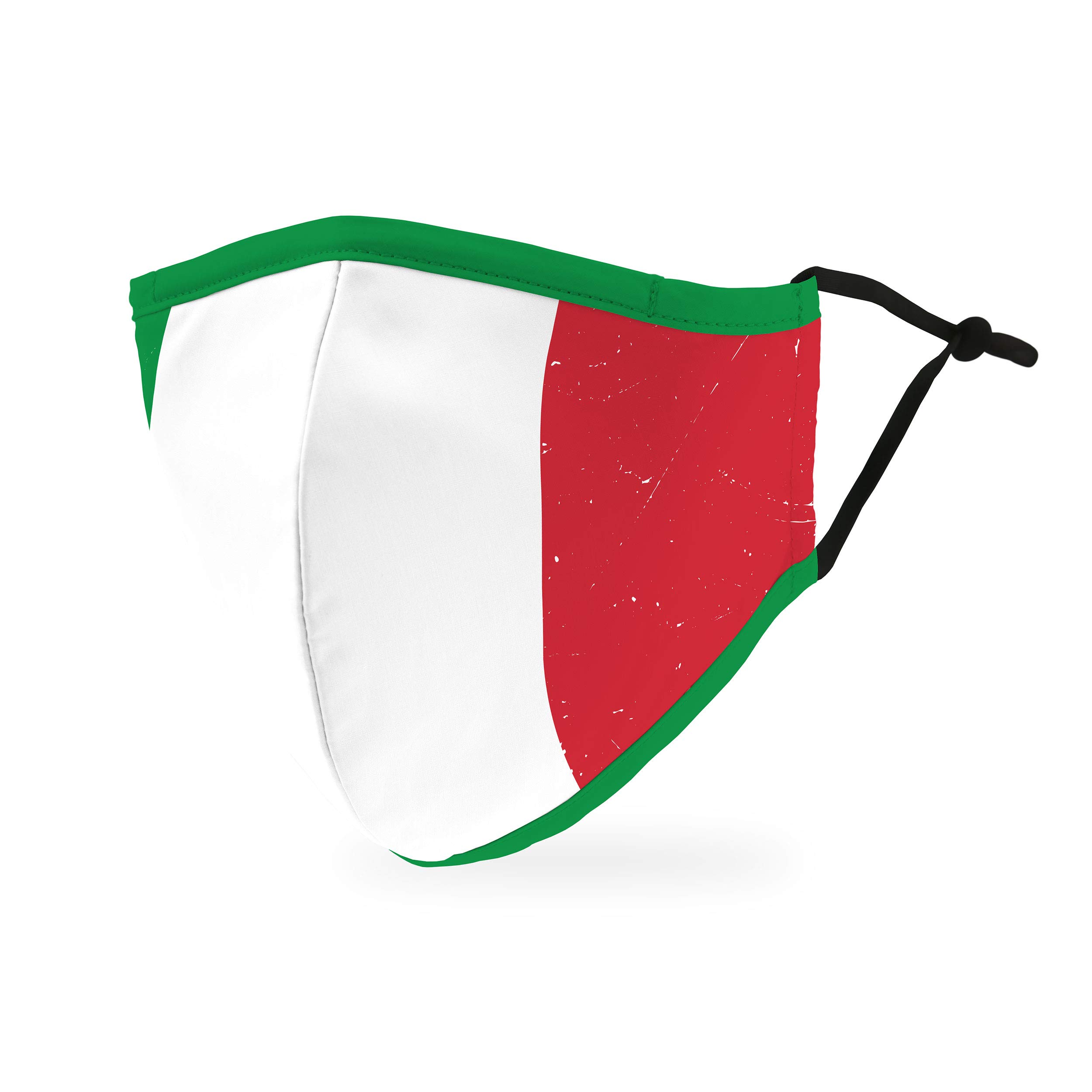 WEDDINGSTAR3-Ply Washable Cloth Face Mask Reusable and Adjustable with Filter Pocket - Country Flags