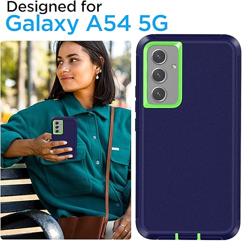 Miniatura 2 de AICase Funda para teléfono Samsung Galaxy A54 5G, resistente y resistente, a prueba de golpes, para Samsung Galaxy A54 5G