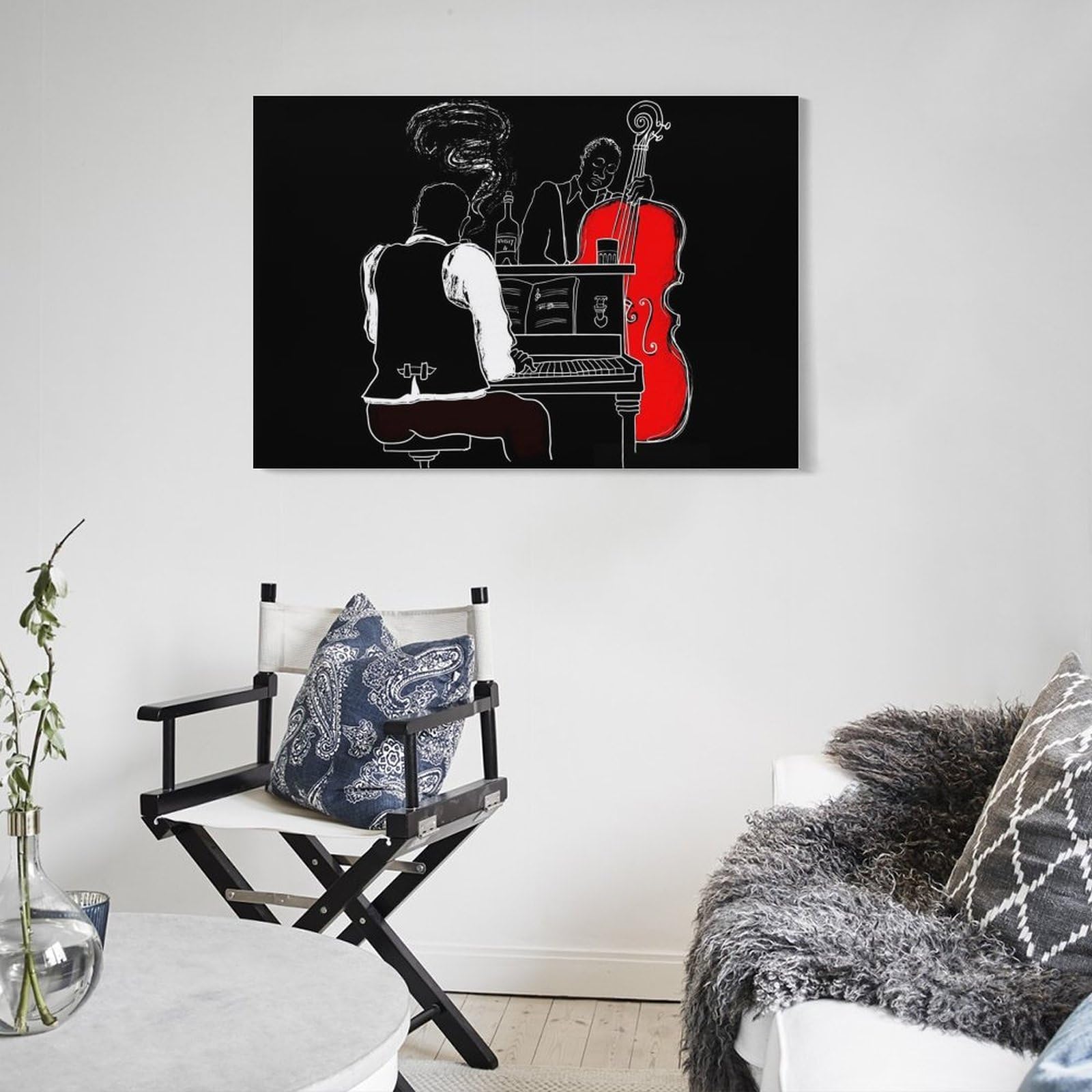 Amazon.co.jp: Musicians Jazz Piano Illustration 音楽ジャズ図