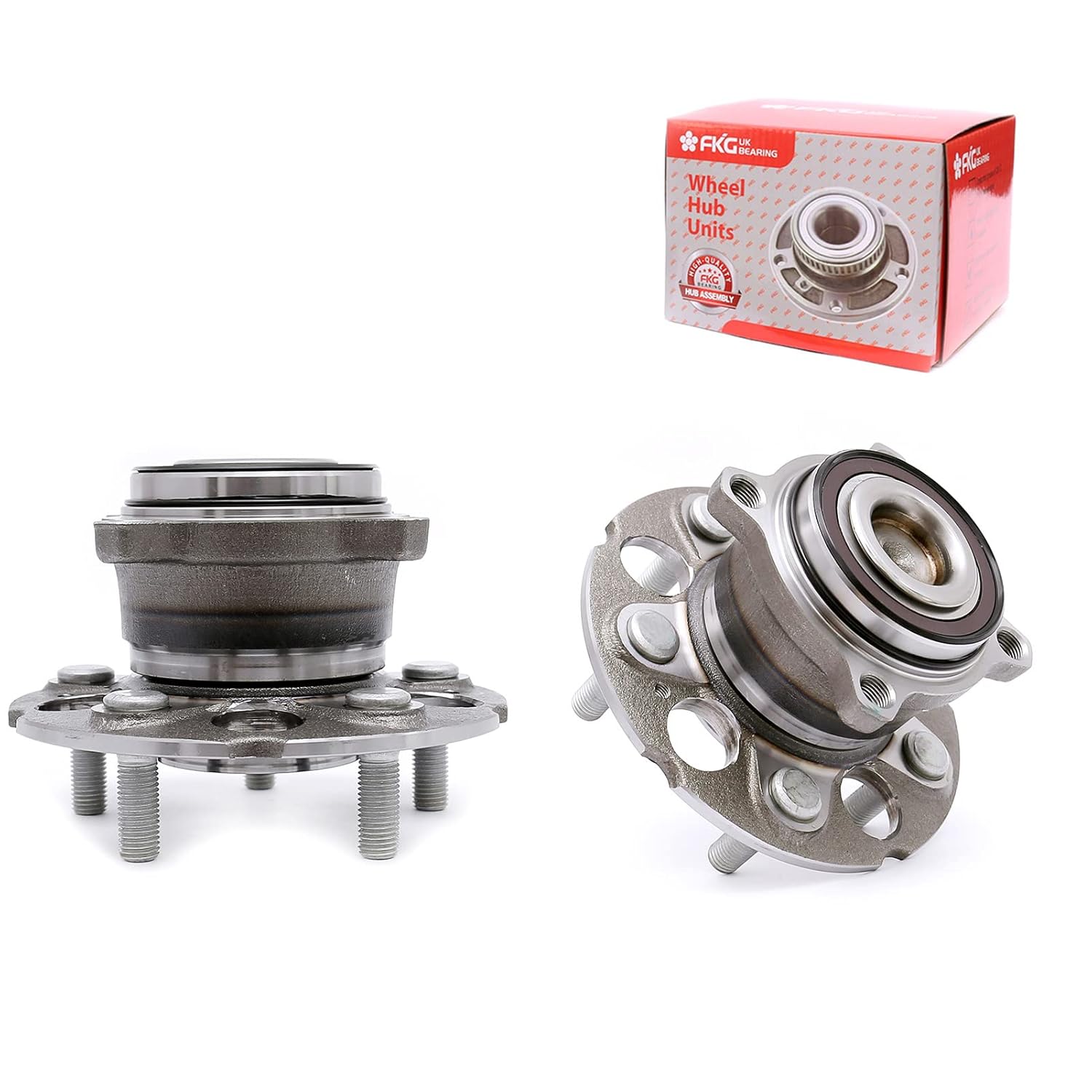 FKG 512344 Rear Wheel Bearing Hub Assembly fit for 2007-2011 Honda CR-V (FWD Models Only), Set of 2