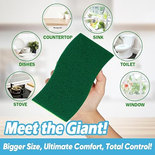 Miniatura 33 de AIDEA Esponjas antiarañazos, 12 unidades, esponja natural para utensilios de cocina antiadherentes, esponjas de cocina, esponja de celulosa