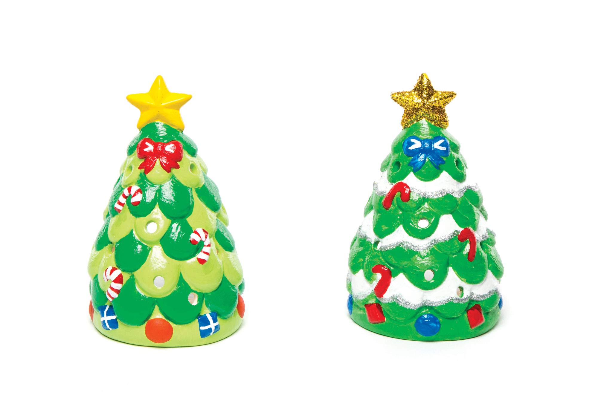 Baker Ross FC267 Houten dieren Model Set - Pak van 3, Theelichthouder om te Versieren en Tentoon te Stellen, Ideaal Kinder Knutselproject