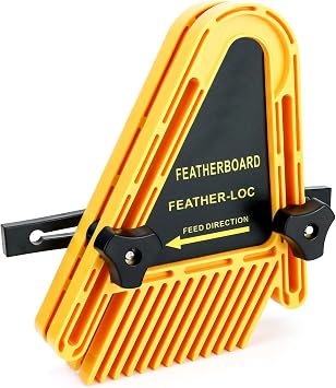 QWORK Featherboards Set Spring Loc Board for Saw Table Router Table