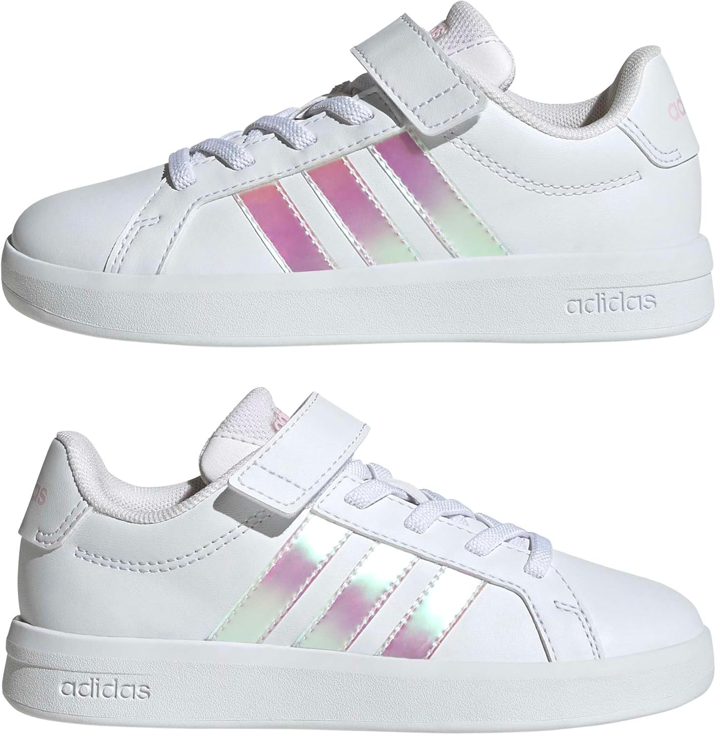 adidas Baby-Boys Grand Court 3.0 Elastic Lace & Strap - Image 8