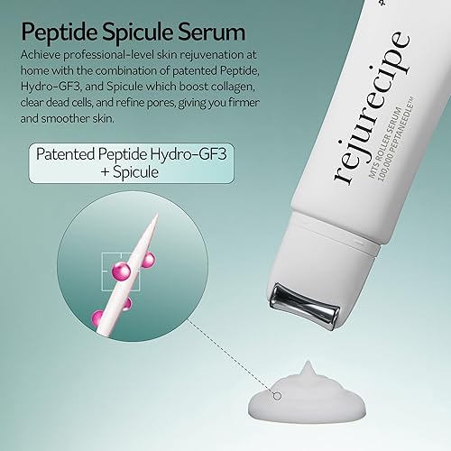 Miniatura 6 de PESTLO Slow Aging Essentials - Juego de dúo para el cuidado de la piel  Rejurecipe Spicule Roller Serum & Baku DN Cream  Aumenta la elasticidad,