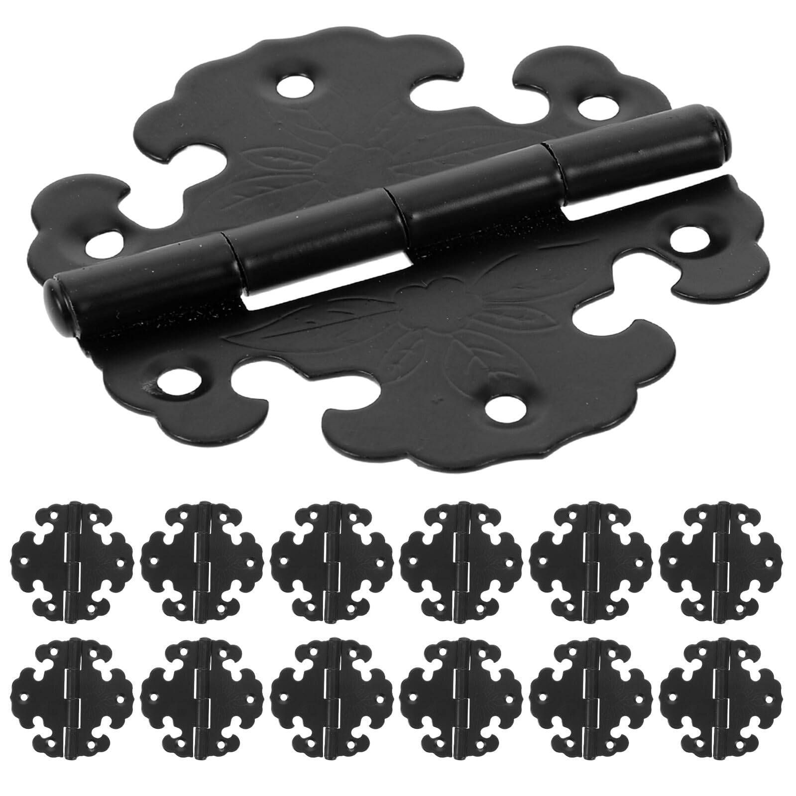 20 Pezzi cerniere bronzo cerniere per armadi in bronzo antico cerniera toracica Black