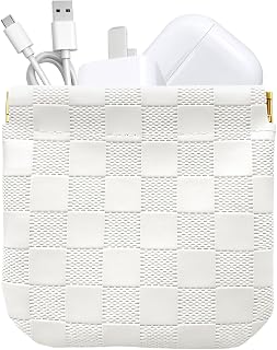 Small Makeup Bag Automatic Closure Bracelet Storage | Makeup Organizer Bag for Girls Ladies College Students Busy Professionals Brides Travel Gym Wedding Beach Vacation