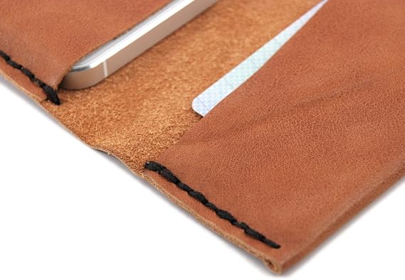 Leather Phone Case Cover - Orange