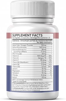Osanix 1 Month Supply - 60 Capsules Weight Management Support Non GMO Food Supplement