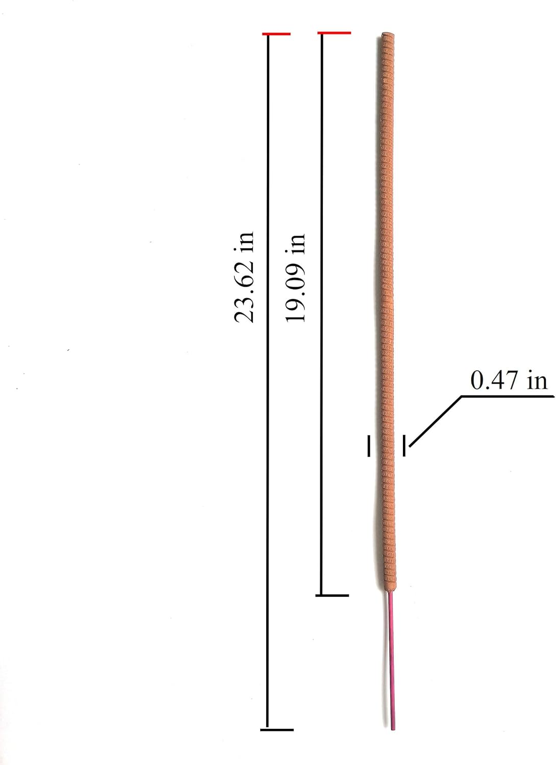 23.6"(60CM) Large Outdoor Sandalwood Incense Sticks Burn for Approx 12hours 60 Pack