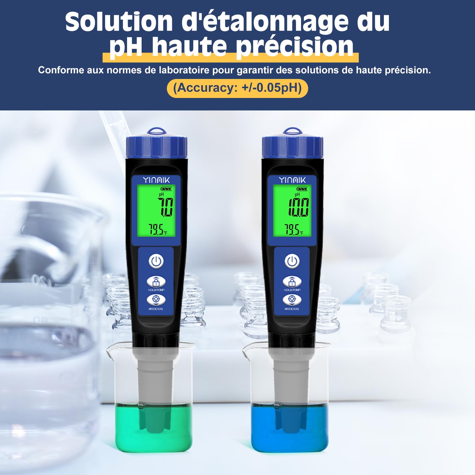 Solution D'étalonnage PH-mètre - Fiable Pour Tests Plantes, Neuf Sous Emballage D'origine