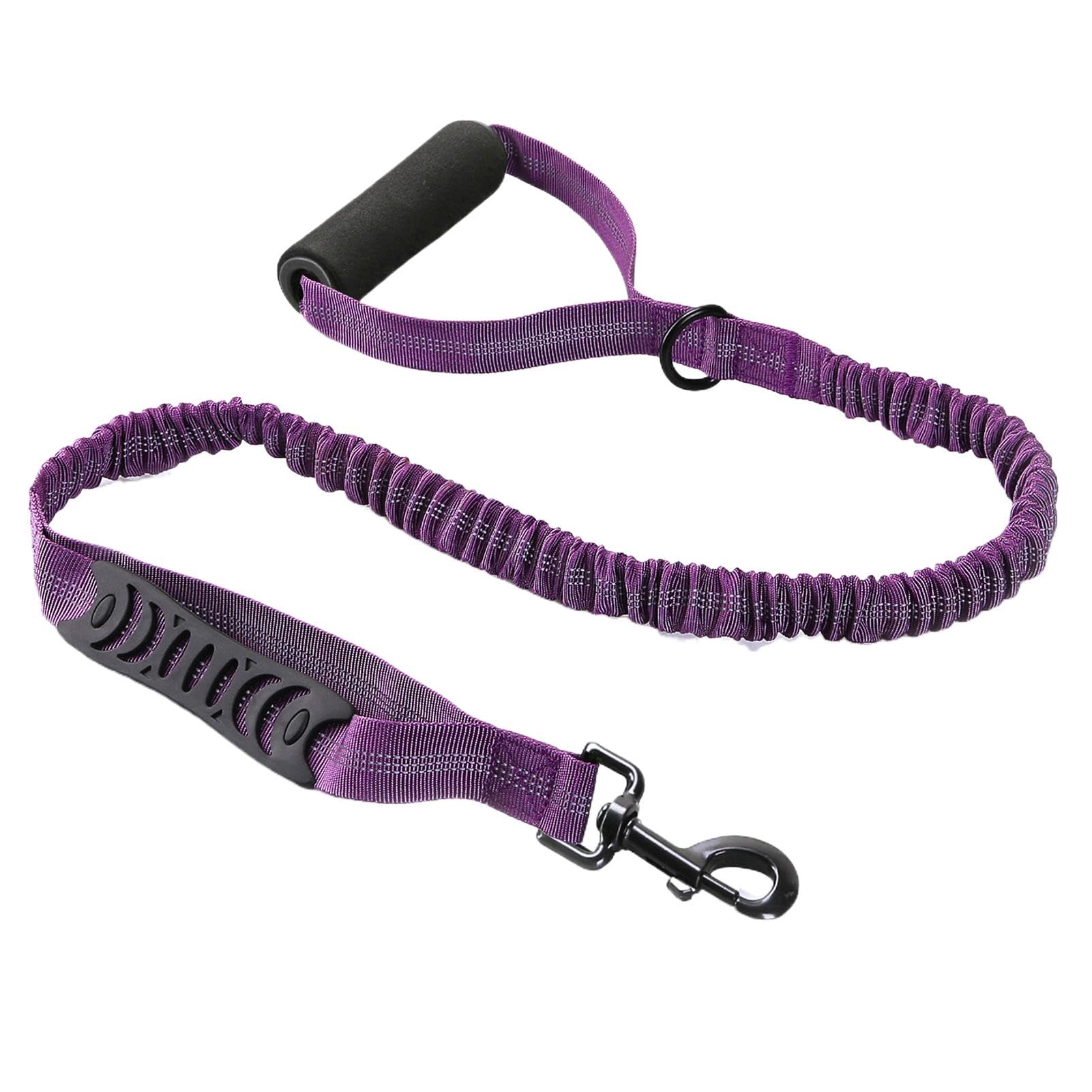 Shock Absorbing Elastic - Reflective Stretch Pet Lead, Multifunctional Pet Tool | Relief Design Lead, Durable Lead with Soft Grip for Small to Medium Dogs
