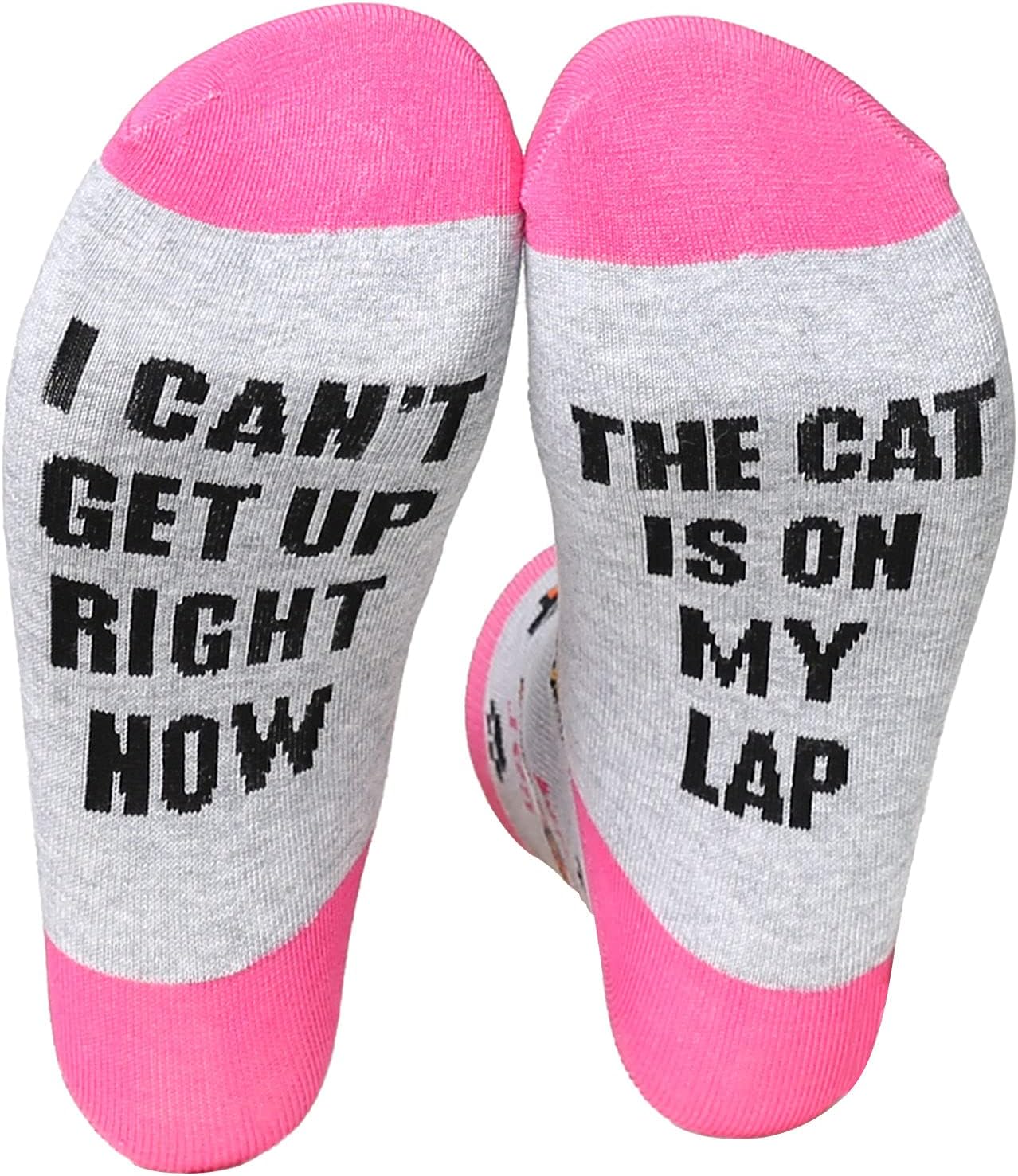 Calcetines divertidos de gato para mujer
