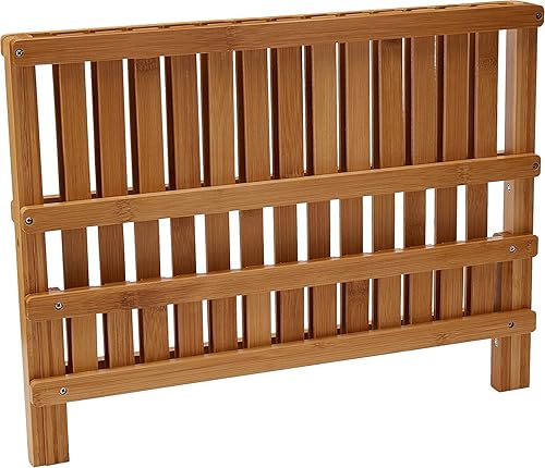 Miniatura 2 de Lipper International 8813 Plegable de Madera de Bambú, 17-34" x 13" x 9-34"