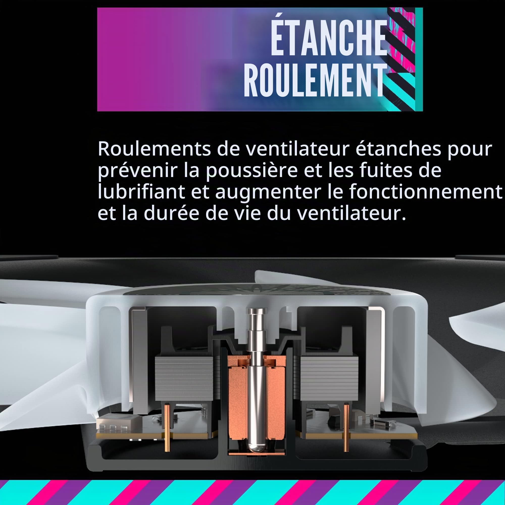 Cooler Master MasterFan MF120 Halo 3in1 Boitier PC Ventilateur 12 cm Noir, Gris