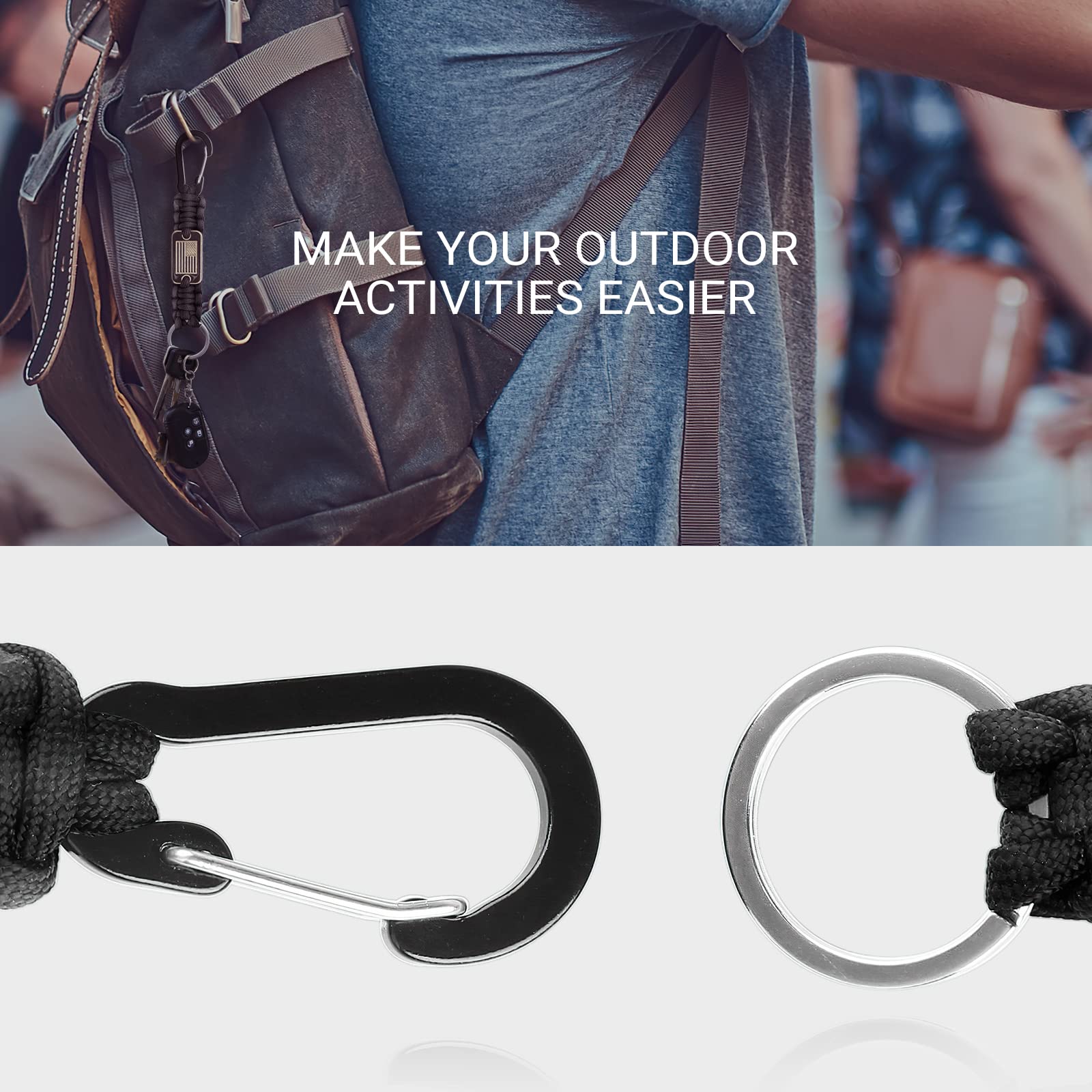 Amazon.com: MDSXO Short Keychain Lanyard for Keys for Men, Heavy