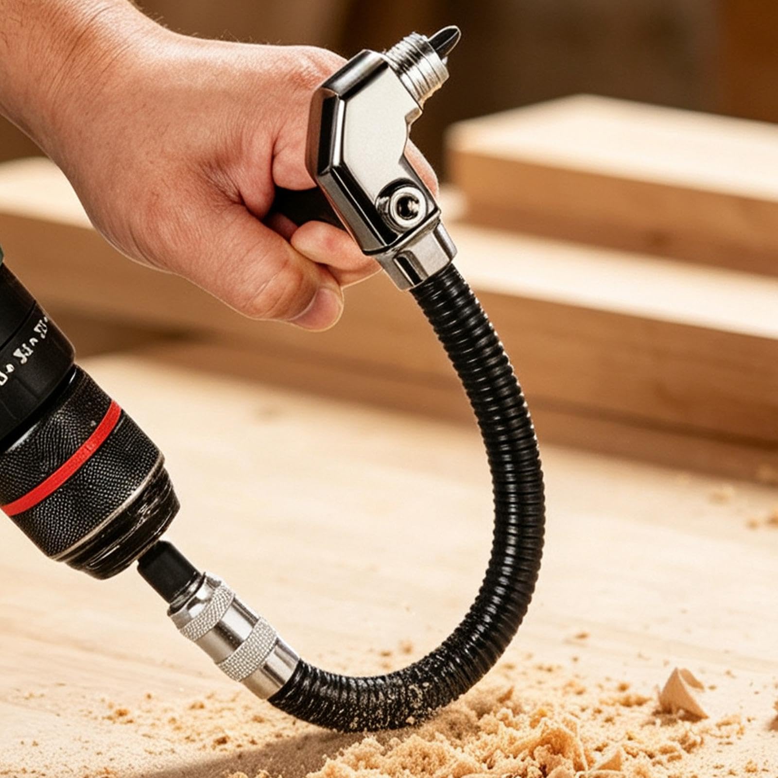 Wiertło kątowe 90 stopni, stal węglowa, precyzyjne i ergonomiczne | Adapter przekładni kątowej do wiercenia dla majsterkowiczów, entuzjastów majsterkowania, napraw domu