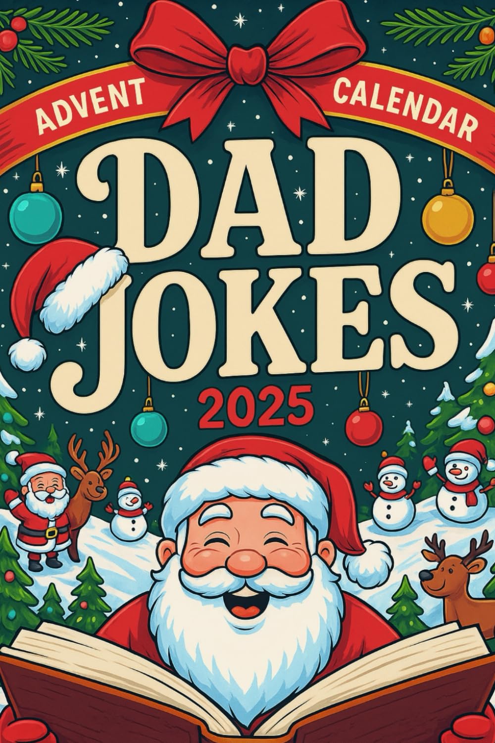 Dad Jokes Advent Calendar 2025: 24 Days of Clean Christmas Laughs for the Whole Family