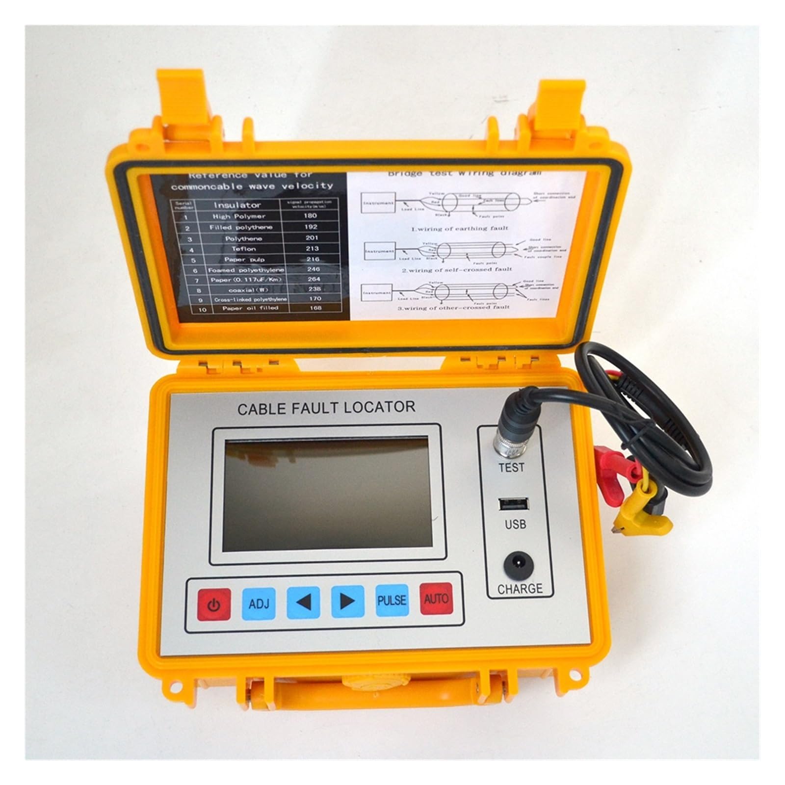 Tester per Cavi, Localizzatore Intelligente Di Guasti Ai Cavi, Strumento Portatile Da Campo Che Funziona Con Metodi TDR E Bridge