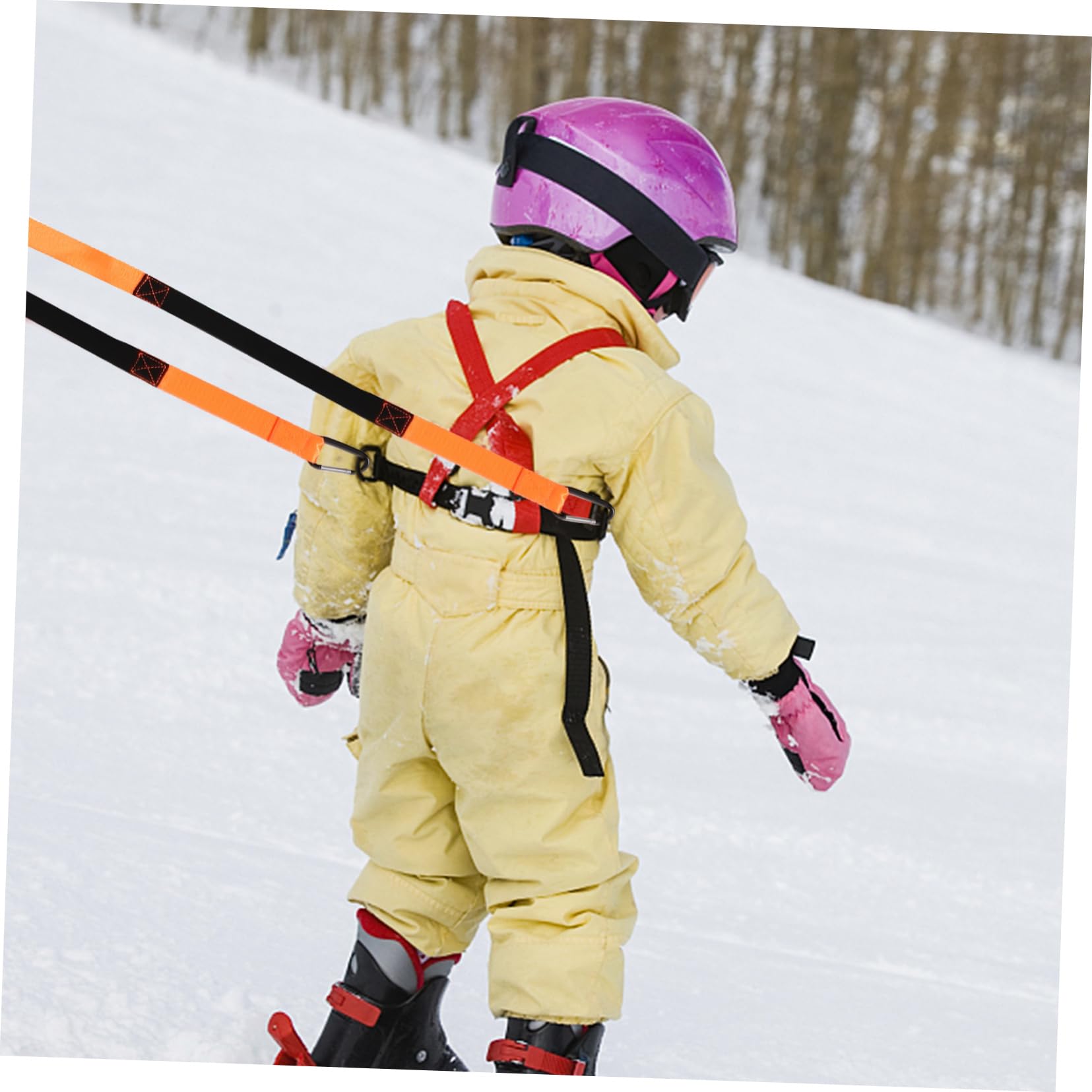 BESPORTBLE Ceinture de Ski Enfant Sangles de Ski Enfants de Ski Ceinture de Maintien de l'équilibre de Patinage Sangle de Ski Enfant Ceinture d'équilibre de Ski Offre de Ski Métal