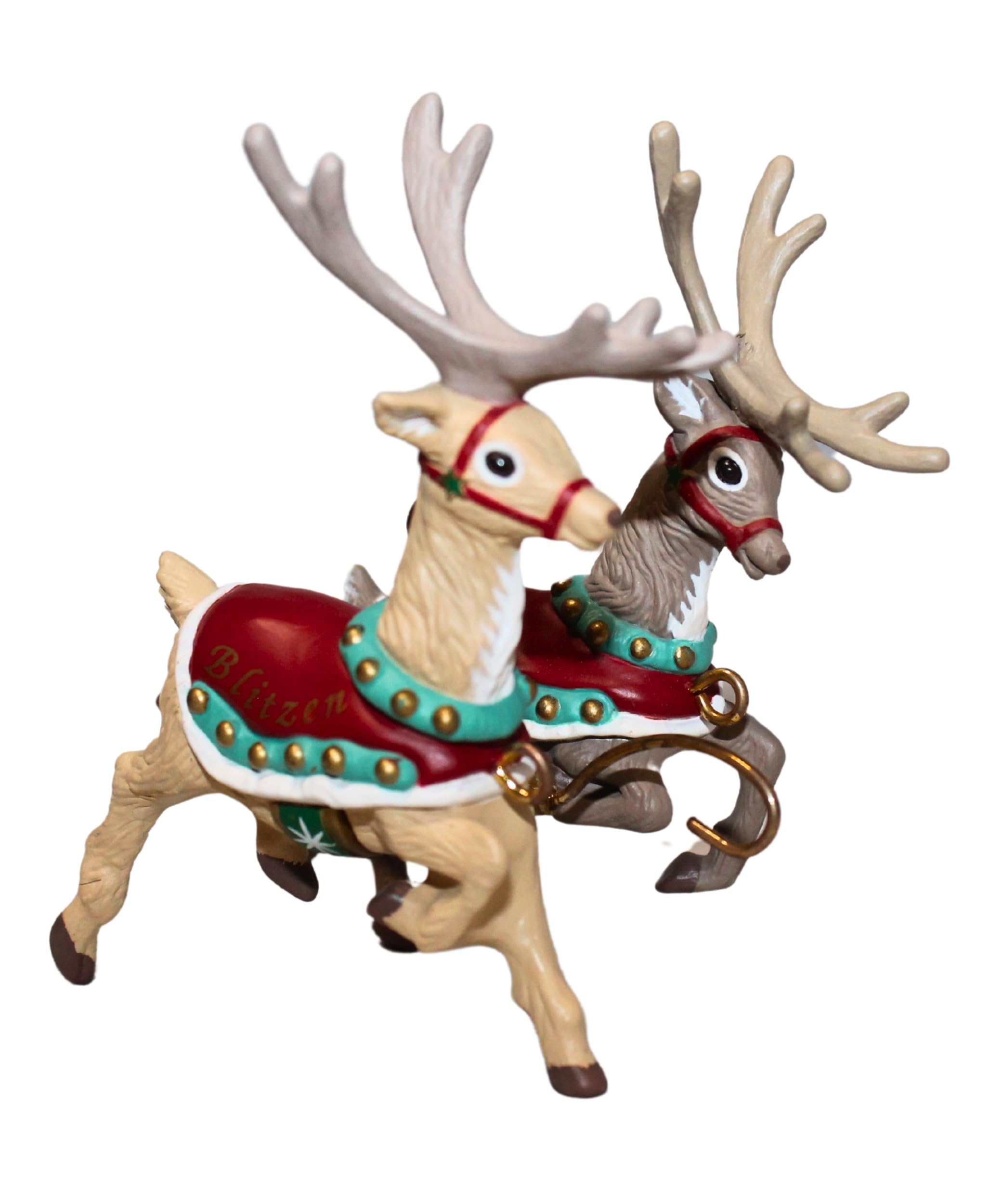 Amazon.com: Hallmark 1992 Santa and Reindeer, Donder Blitzen