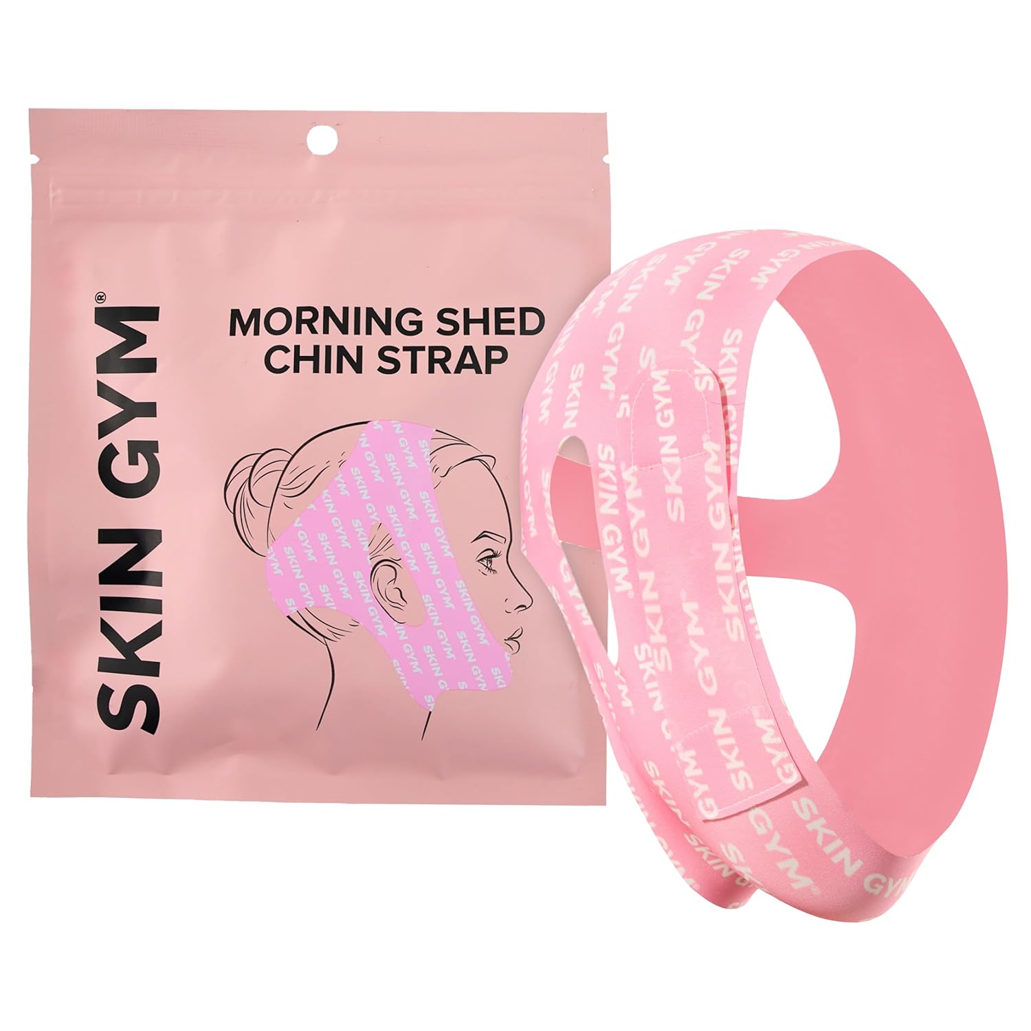 SKIN GYM Morning Shed Chin Strap for Sleeping, Double Chin Reducer & Jawline Shaper, Adjustable Face Slimming Strap for Lifting, Sculpting & Defining Jawline