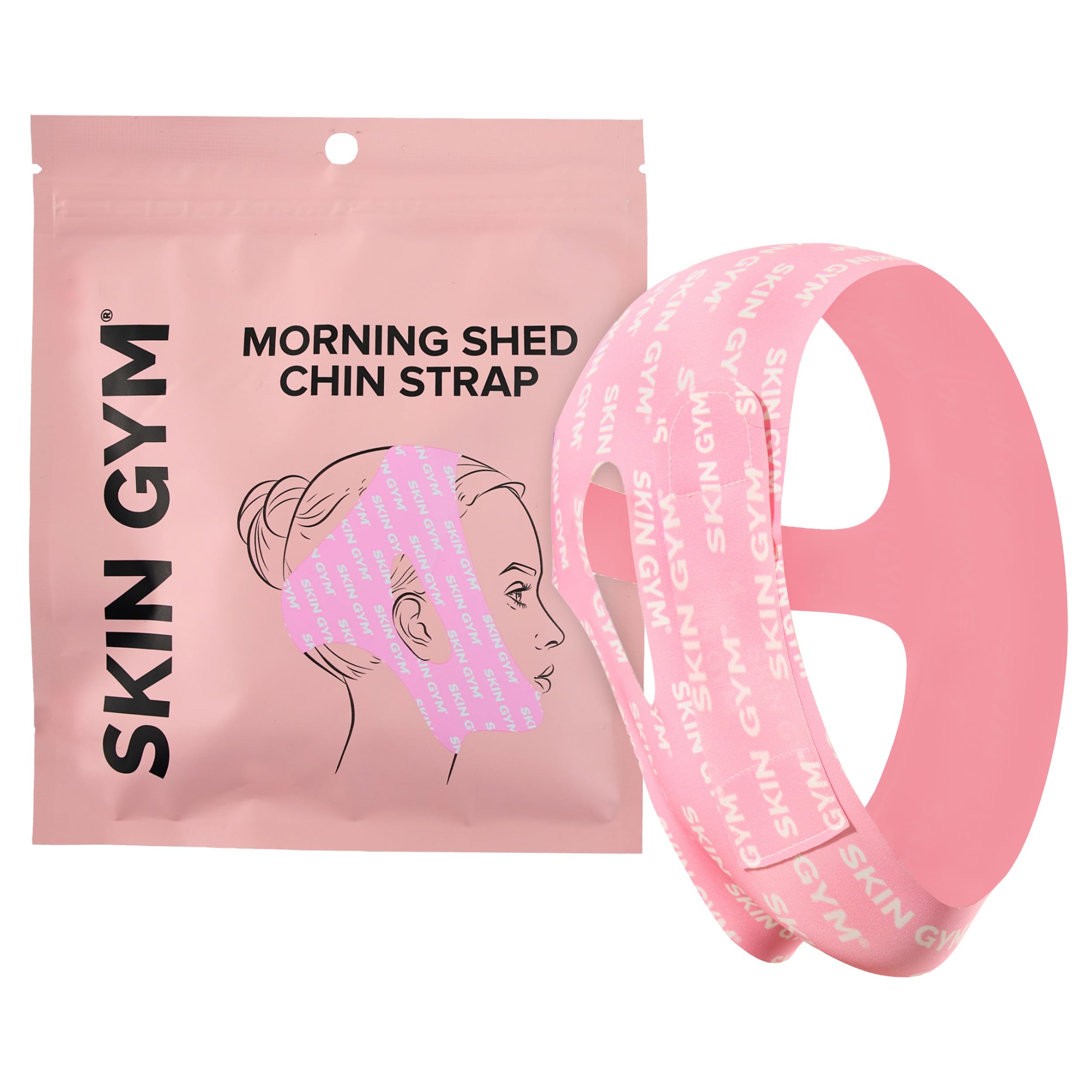SKIN GYM Morning Shed Chin Strap for Sleeping, Double Chin Reducer & Jawline Shaper, Adjustable Face Slimming Strap for Lifting, Sculpting & Defining