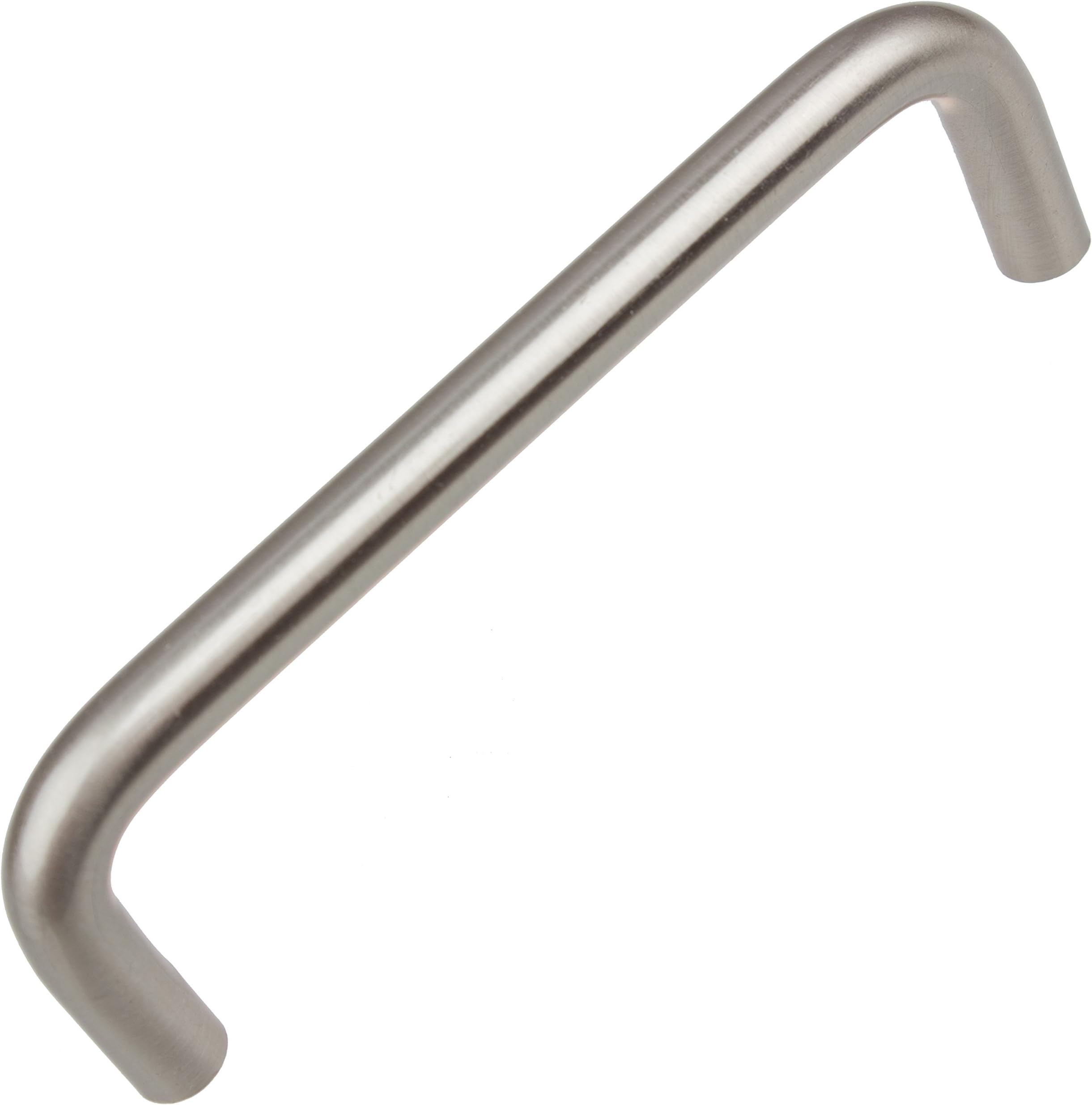 GlideRite Hardware 4 inch CC Stainless Steel 5102-SS-50 Solid Wire Pulls, 50 Pack, 4", 50 Count