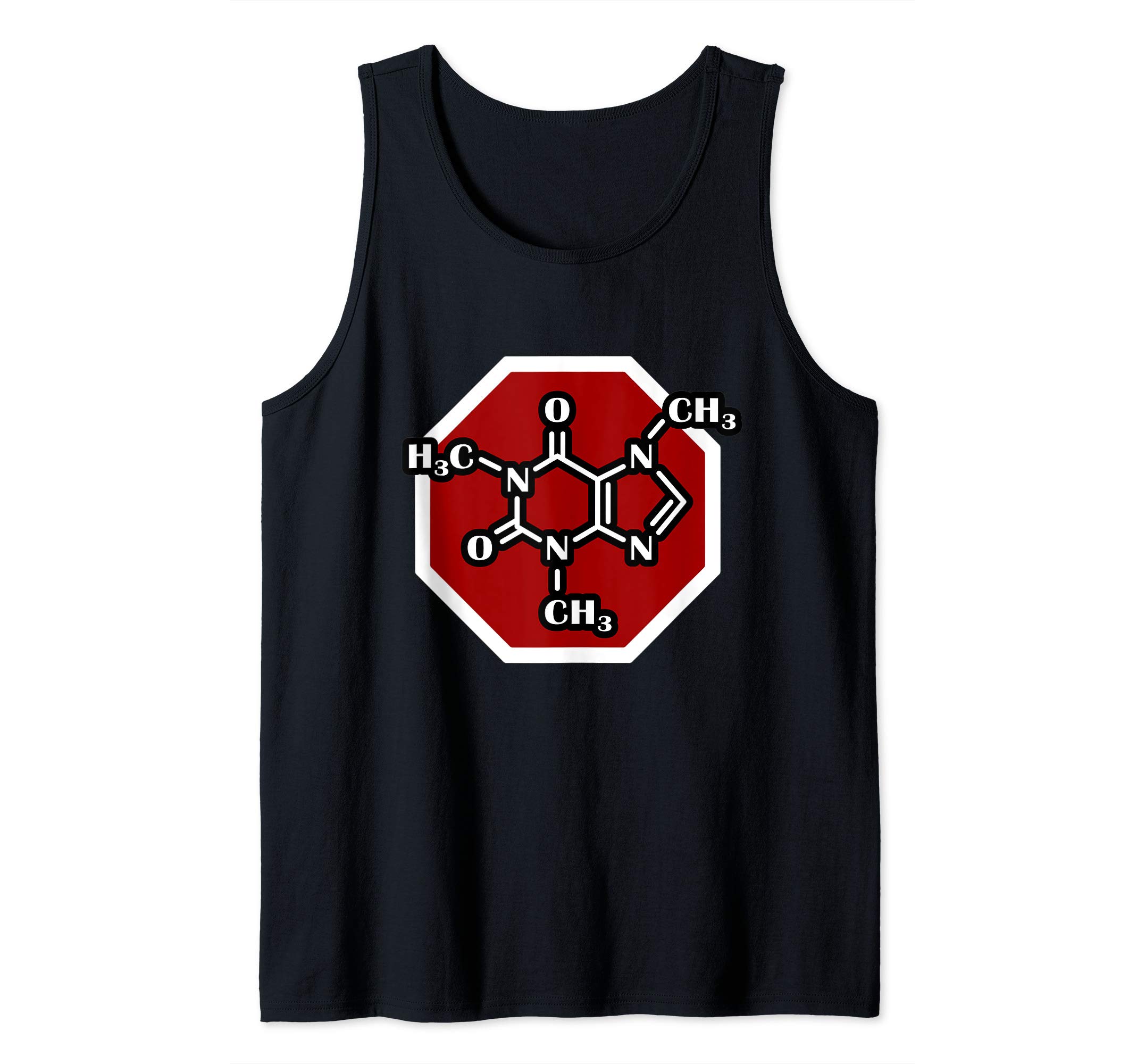 Caffeine Molecule - Barista, Organic Chemistry, Coffee Lover Tank Top